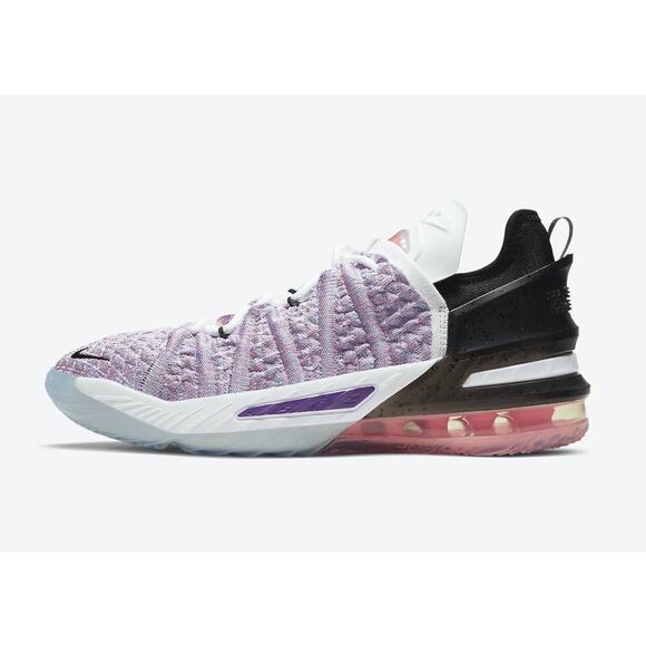 Nike LeBron XVIII 18 Purple White Black Red CW2760 900 - SIZE 7Y / 8.5 WOMENS main image 8